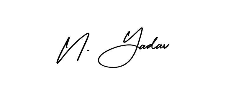 Also we have N. Yadav name is the best signature style. Create professional handwritten signature collection using AmerikaSignatureDemo-Regular autograph style. N. Yadav signature style 3 images and pictures png