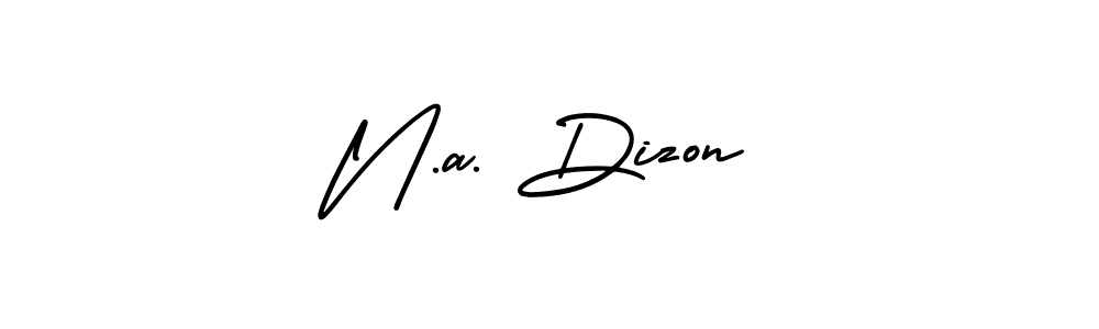 Best and Professional Signature Style for N.a. Dizon. AmerikaSignatureDemo-Regular Best Signature Style Collection. N.a. Dizon signature style 3 images and pictures png