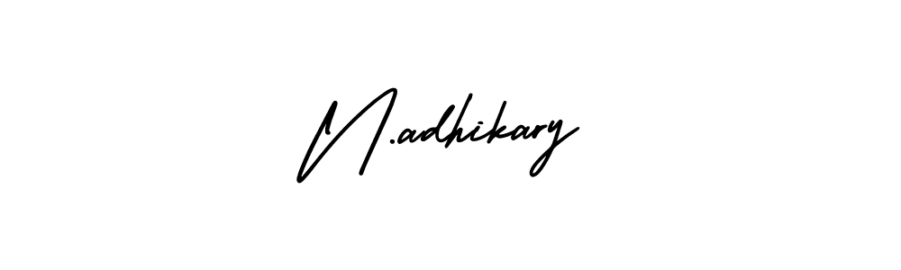 Here are the top 10 professional signature styles for the name N.adhikary. These are the best autograph styles you can use for your name. N.adhikary signature style 3 images and pictures png