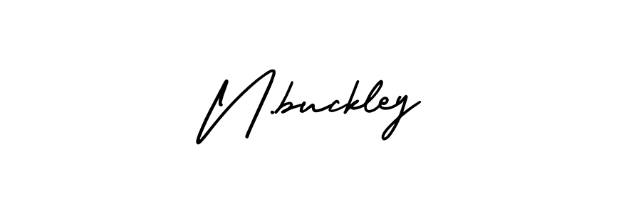 Best and Professional Signature Style for N.buckley. AmerikaSignatureDemo-Regular Best Signature Style Collection. N.buckley signature style 3 images and pictures png