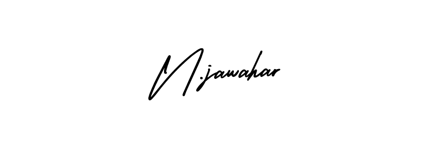 AmerikaSignatureDemo-Regular is a professional signature style that is perfect for those who want to add a touch of class to their signature. It is also a great choice for those who want to make their signature more unique. Get N.jawahar name to fancy signature for free. N.jawahar signature style 3 images and pictures png