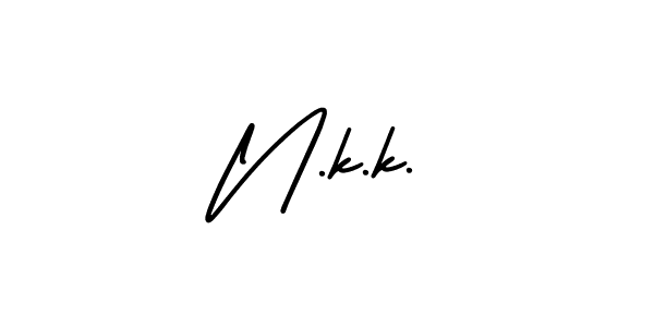 Also we have N.k.k. name is the best signature style. Create professional handwritten signature collection using AmerikaSignatureDemo-Regular autograph style. N.k.k. signature style 3 images and pictures png