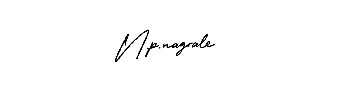 if you are searching for the best signature style for your name N.p.nagrale. so please give up your signature search. here we have designed multiple signature styles  using AmerikaSignatureDemo-Regular. N.p.nagrale signature style 3 images and pictures png