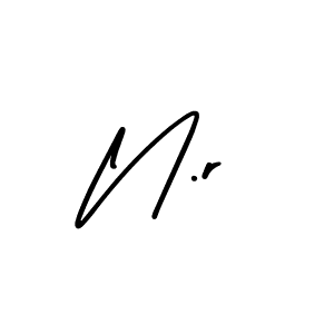 Here are the top 10 professional signature styles for the name N.r. These are the best autograph styles you can use for your name. N.r signature style 3 images and pictures png