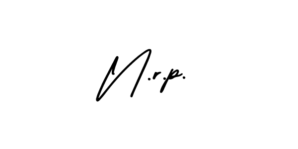 How to Draw N.r.p. signature style? AmerikaSignatureDemo-Regular is a latest design signature styles for name N.r.p.. N.r.p. signature style 3 images and pictures png