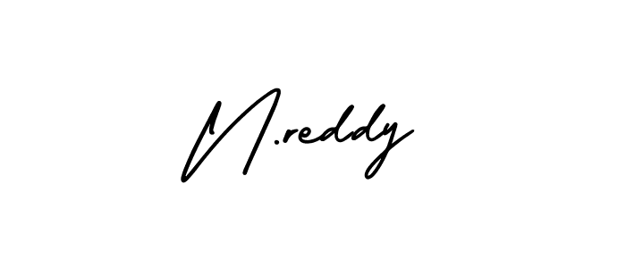 Best and Professional Signature Style for N.reddy. AmerikaSignatureDemo-Regular Best Signature Style Collection. N.reddy signature style 3 images and pictures png