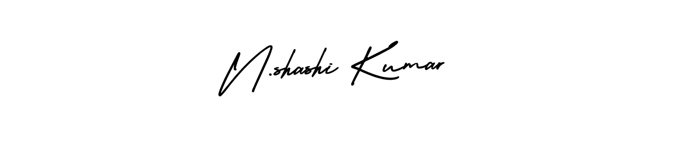 N.shashi Kumar stylish signature style. Best Handwritten Sign (AmerikaSignatureDemo-Regular) for my name. Handwritten Signature Collection Ideas for my name N.shashi Kumar. N.shashi Kumar signature style 3 images and pictures png