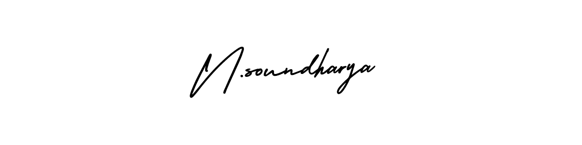 Make a beautiful signature design for name N.soundharya. Use this online signature maker to create a handwritten signature for free. N.soundharya signature style 3 images and pictures png