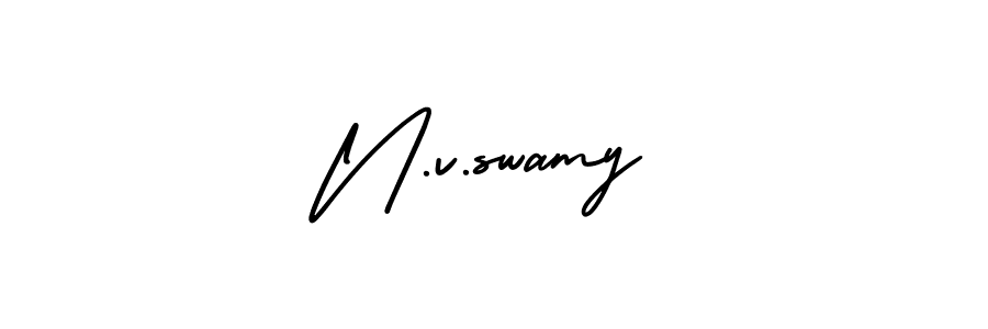 Check out images of Autograph of N.v.swamy name. Actor N.v.swamy Signature Style. AmerikaSignatureDemo-Regular is a professional sign style online. N.v.swamy signature style 3 images and pictures png