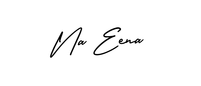 if you are searching for the best signature style for your name Na Eena. so please give up your signature search. here we have designed multiple signature styles  using AmerikaSignatureDemo-Regular. Na Eena signature style 3 images and pictures png