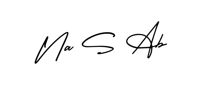 This is the best signature style for the Na S Ab name. Also you like these signature font (AmerikaSignatureDemo-Regular). Mix name signature. Na S Ab signature style 3 images and pictures png