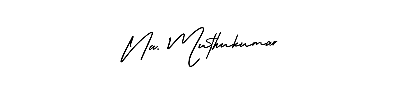 Make a beautiful signature design for name Na. Muthukumar. With this signature (AmerikaSignatureDemo-Regular) style, you can create a handwritten signature for free. Na. Muthukumar signature style 3 images and pictures png