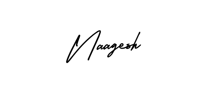 Design your own signature with our free online signature maker. With this signature software, you can create a handwritten (AmerikaSignatureDemo-Regular) signature for name Naagesh. Naagesh signature style 3 images and pictures png