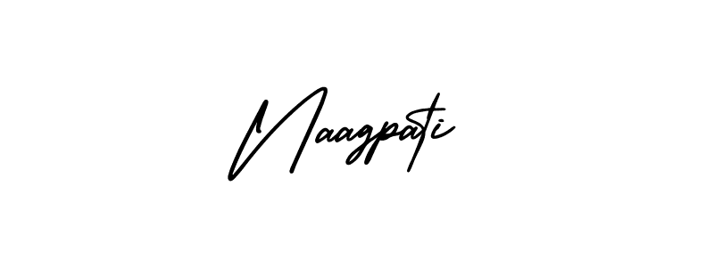 The best way (AmerikaSignatureDemo-Regular) to make a short signature is to pick only two or three words in your name. The name Naagpati include a total of six letters. For converting this name. Naagpati signature style 3 images and pictures png