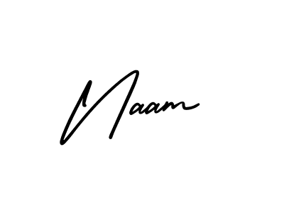 if you are searching for the best signature style for your name Naam. so please give up your signature search. here we have designed multiple signature styles  using AmerikaSignatureDemo-Regular. Naam signature style 3 images and pictures png