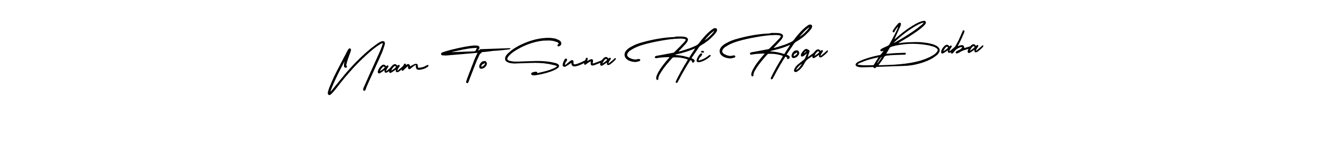 How to Draw Naam To Suna Hi Hoga  Baba signature style? AmerikaSignatureDemo-Regular is a latest design signature styles for name Naam To Suna Hi Hoga  Baba. Naam To Suna Hi Hoga  Baba signature style 3 images and pictures png
