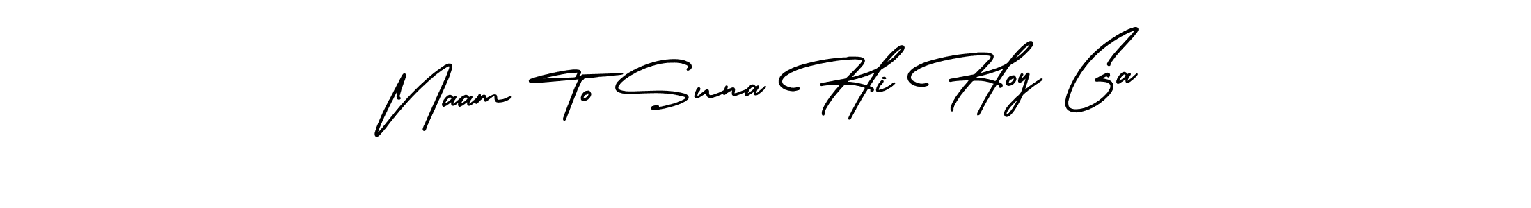AmerikaSignatureDemo-Regular is a professional signature style that is perfect for those who want to add a touch of class to their signature. It is also a great choice for those who want to make their signature more unique. Get Naam To Suna Hi Hoy Ga name to fancy signature for free. Naam To Suna Hi Hoy Ga signature style 3 images and pictures png