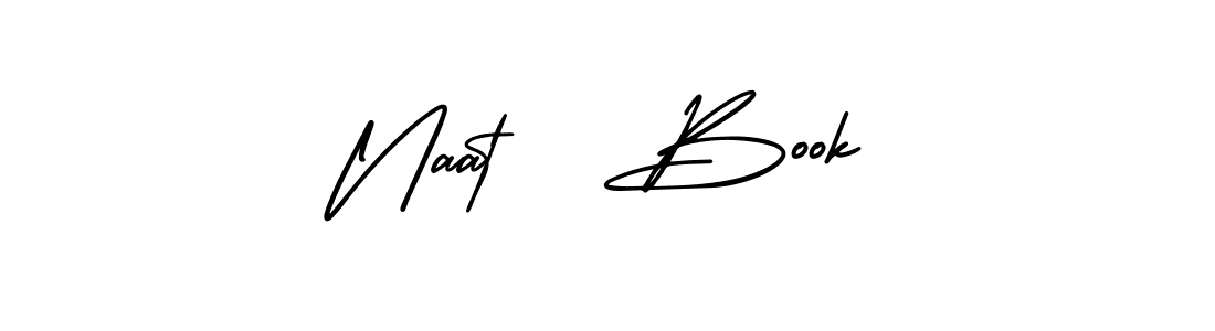 Create a beautiful signature design for name Naat   Book. With this signature (AmerikaSignatureDemo-Regular) fonts, you can make a handwritten signature for free. Naat   Book signature style 3 images and pictures png