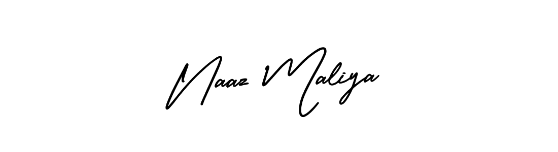 Make a short Naaz Maliya signature style. Manage your documents anywhere anytime using AmerikaSignatureDemo-Regular. Create and add eSignatures, submit forms, share and send files easily. Naaz Maliya signature style 3 images and pictures png
