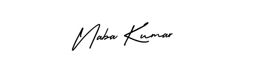 It looks lik you need a new signature style for name Naba Kumar. Design unique handwritten (AmerikaSignatureDemo-Regular) signature with our free signature maker in just a few clicks. Naba Kumar signature style 3 images and pictures png