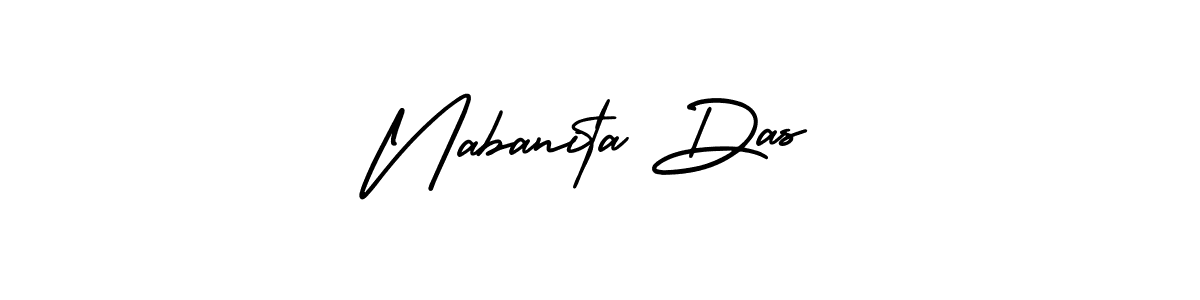 How to Draw Nabanita Das signature style? AmerikaSignatureDemo-Regular is a latest design signature styles for name Nabanita Das. Nabanita Das signature style 3 images and pictures png