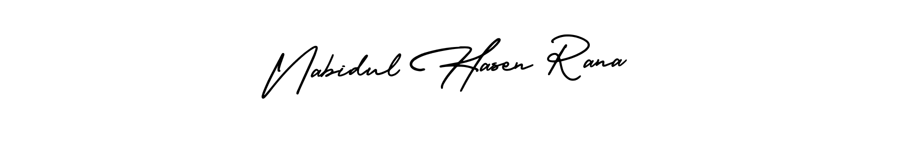 How to make Nabidul Hasen Rana signature? AmerikaSignatureDemo-Regular is a professional autograph style. Create handwritten signature for Nabidul Hasen Rana name. Nabidul Hasen Rana signature style 3 images and pictures png