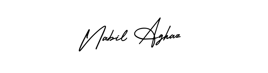 Here are the top 10 professional signature styles for the name Nabil Aghaz. These are the best autograph styles you can use for your name. Nabil Aghaz signature style 3 images and pictures png