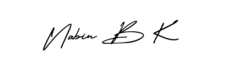 Best and Professional Signature Style for Nabin B K. AmerikaSignatureDemo-Regular Best Signature Style Collection. Nabin B K signature style 3 images and pictures png