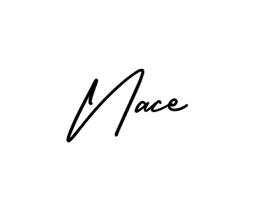 It looks lik you need a new signature style for name Nace. Design unique handwritten (AmerikaSignatureDemo-Regular) signature with our free signature maker in just a few clicks. Nace signature style 3 images and pictures png