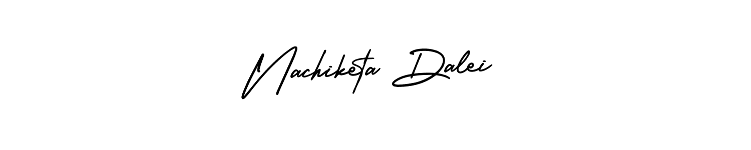 This is the best signature style for the Nachiketa Dalei name. Also you like these signature font (AmerikaSignatureDemo-Regular). Mix name signature. Nachiketa Dalei signature style 3 images and pictures png