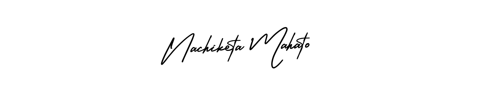 Create a beautiful signature design for name Nachiketa Mahato. With this signature (AmerikaSignatureDemo-Regular) fonts, you can make a handwritten signature for free. Nachiketa Mahato signature style 3 images and pictures png