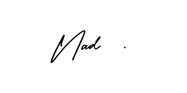 AmerikaSignatureDemo-Regular is a professional signature style that is perfect for those who want to add a touch of class to their signature. It is also a great choice for those who want to make their signature more unique. Get Nad  . name to fancy signature for free. Nad  . signature style 3 images and pictures png