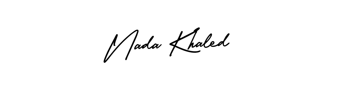 Best and Professional Signature Style for Nada Khaled. AmerikaSignatureDemo-Regular Best Signature Style Collection. Nada Khaled signature style 3 images and pictures png