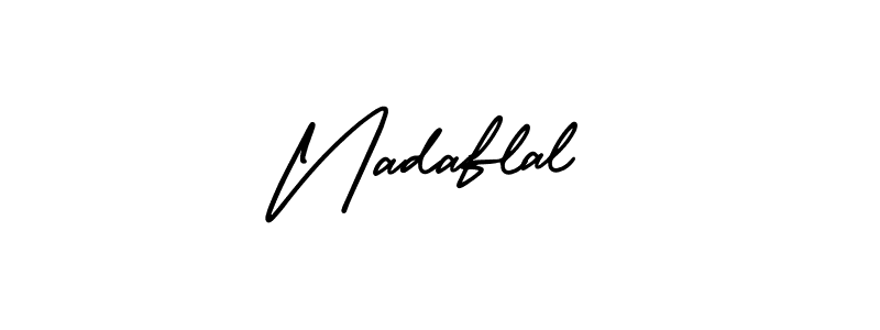 Also You can easily find your signature by using the search form. We will create Nadaflal name handwritten signature images for you free of cost using AmerikaSignatureDemo-Regular sign style. Nadaflal signature style 3 images and pictures png