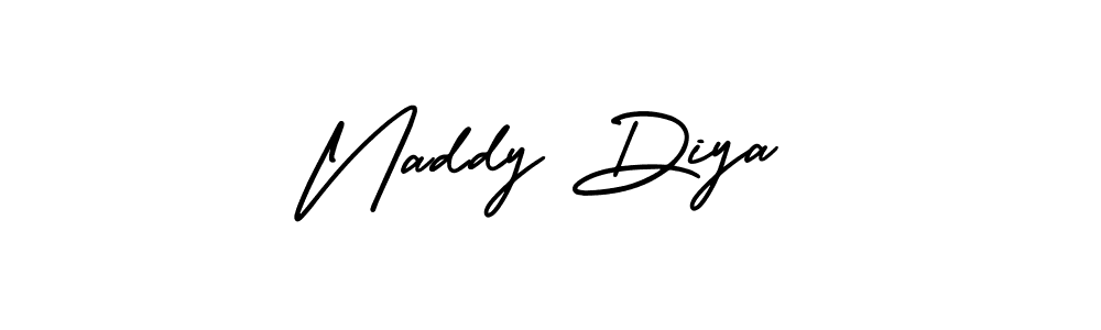 See photos of Naddy Diya official signature by Spectra . Check more albums & portfolios. Read reviews & check more about AmerikaSignatureDemo-Regular font. Naddy Diya signature style 3 images and pictures png