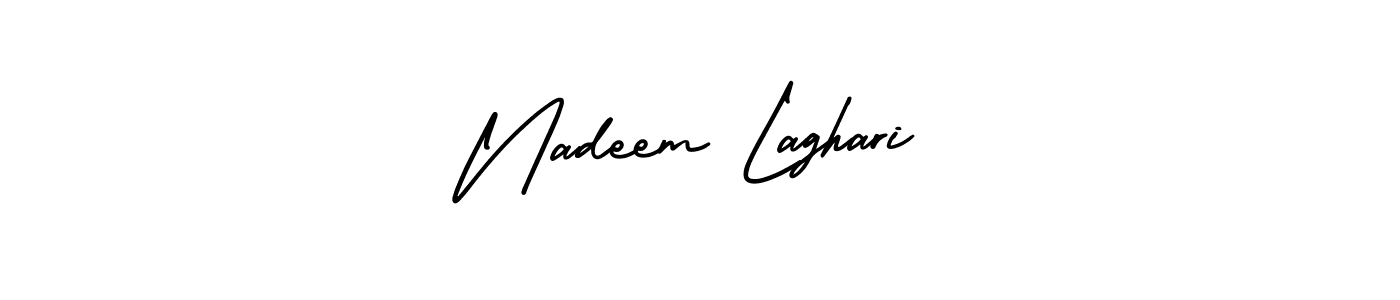 Best and Professional Signature Style for Nadeem Laghari. AmerikaSignatureDemo-Regular Best Signature Style Collection. Nadeem Laghari signature style 3 images and pictures png