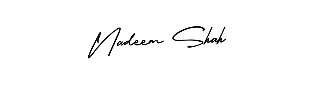 You can use this online signature creator to create a handwritten signature for the name Nadeem Shah. This is the best online autograph maker. Nadeem Shah signature style 3 images and pictures png