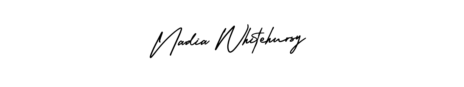 How to Draw Nadia Whitehursy signature style? AmerikaSignatureDemo-Regular is a latest design signature styles for name Nadia Whitehursy. Nadia Whitehursy signature style 3 images and pictures png