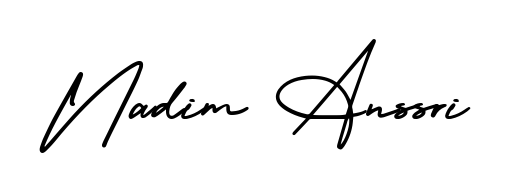 Enhance your business communications with Nadim Anssri signature in AmerikaSignatureDemo-Regular lettering. Clean, modern, and universally compatible. Nadim Anssri signature style 3 images and pictures png