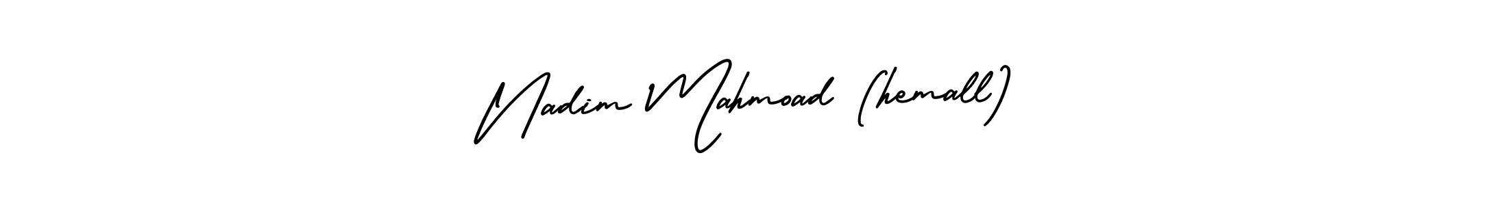 Check out images of Autograph of Nadim Mahmoad (hemall) name. Actor Nadim Mahmoad (hemall) Signature Style. AmerikaSignatureDemo-Regular is a professional sign style online. Nadim Mahmoad (hemall) signature style 3 images and pictures png