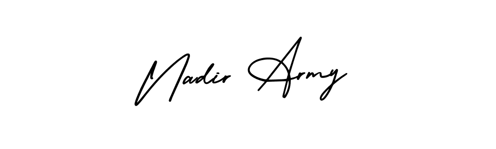 Here are the top 10 professional signature styles for the name Nadir Army. These are the best autograph styles you can use for your name. Nadir Army signature style 3 images and pictures png
