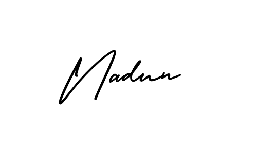 Best and Professional Signature Style for Nadun. AmerikaSignatureDemo-Regular Best Signature Style Collection. Nadun signature style 3 images and pictures png