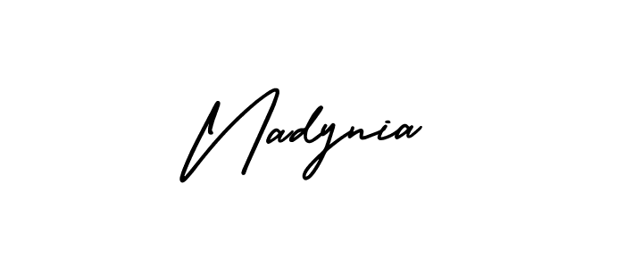 You can use this online signature creator to create a handwritten signature for the name Nadynia. This is the best online autograph maker. Nadynia signature style 3 images and pictures png
