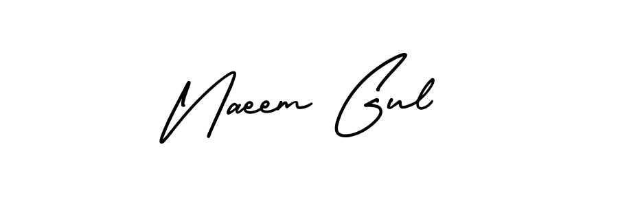 if you are searching for the best signature style for your name Naeem Gul. so please give up your signature search. here we have designed multiple signature styles  using AmerikaSignatureDemo-Regular. Naeem Gul signature style 3 images and pictures png