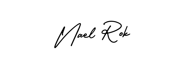 Here are the top 10 professional signature styles for the name Nael Rok. These are the best autograph styles you can use for your name. Nael Rok signature style 3 images and pictures png