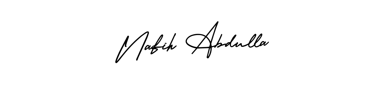 How to Draw Nafih Abdulla signature style? AmerikaSignatureDemo-Regular is a latest design signature styles for name Nafih Abdulla. Nafih Abdulla signature style 3 images and pictures png