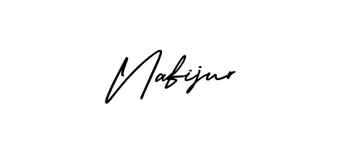 Design your own signature with our free online signature maker. With this signature software, you can create a handwritten (AmerikaSignatureDemo-Regular) signature for name Nafijur. Nafijur signature style 3 images and pictures png