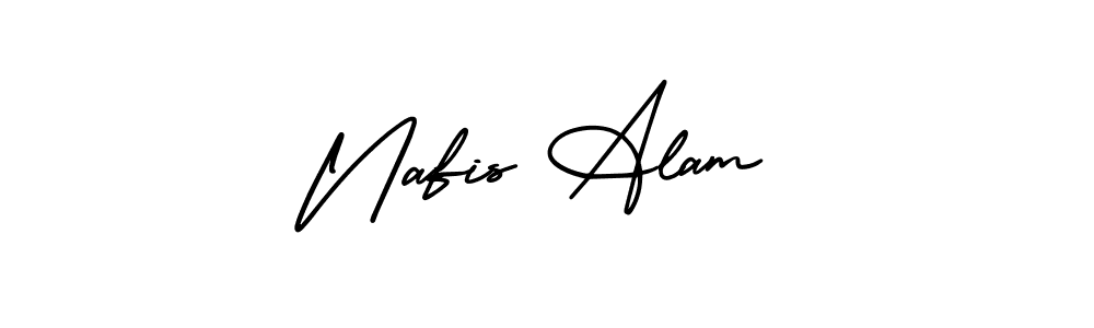 It looks lik you need a new signature style for name Nafis Alam. Design unique handwritten (AmerikaSignatureDemo-Regular) signature with our free signature maker in just a few clicks. Nafis Alam signature style 3 images and pictures png