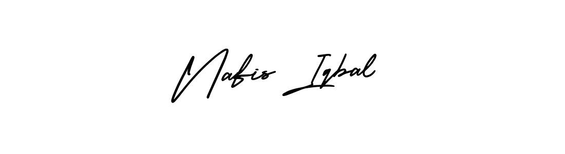 How to make Nafis Iqbal signature? AmerikaSignatureDemo-Regular is a professional autograph style. Create handwritten signature for Nafis Iqbal name. Nafis Iqbal signature style 3 images and pictures png