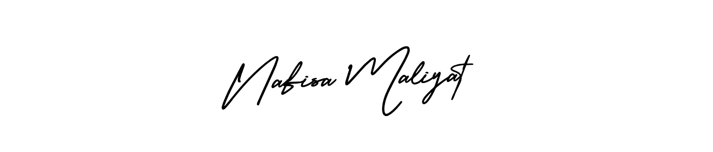 Also You can easily find your signature by using the search form. We will create Nafisa Maliyat name handwritten signature images for you free of cost using AmerikaSignatureDemo-Regular sign style. Nafisa Maliyat signature style 3 images and pictures png